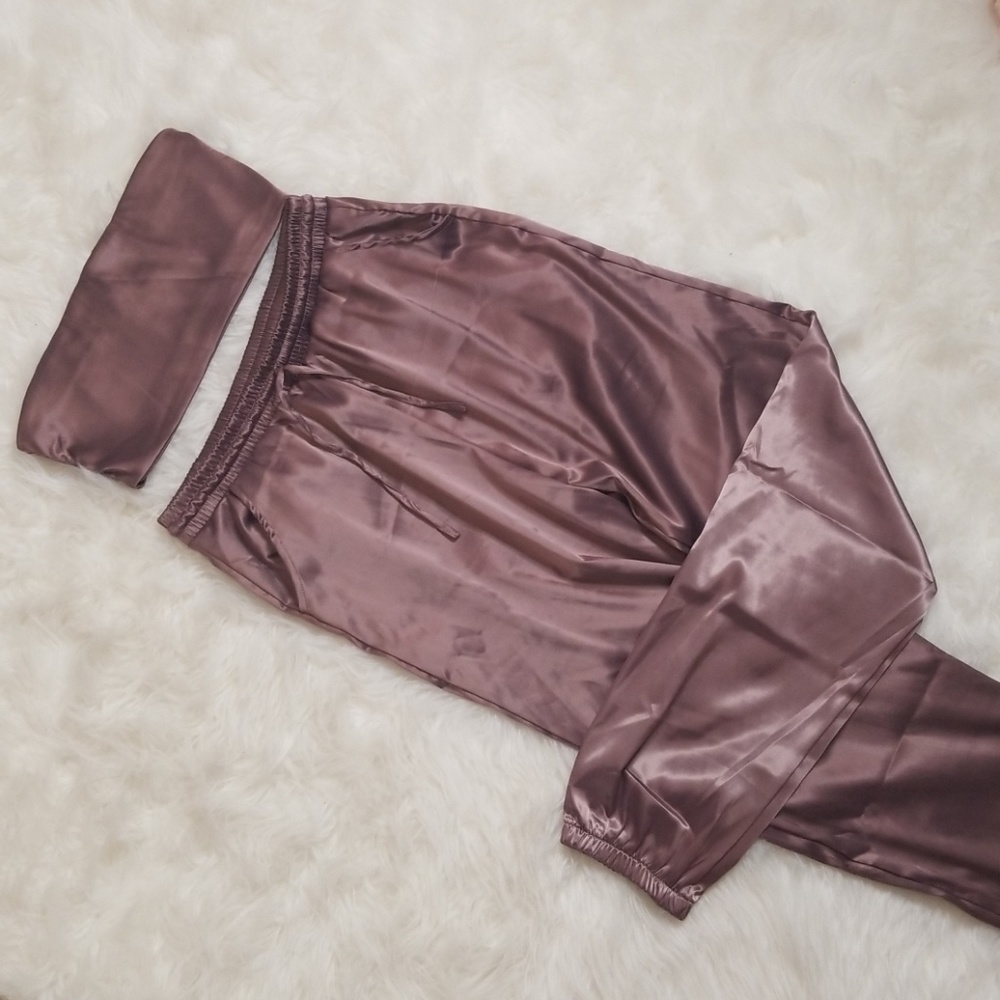 SATIN TWO PEICE SET